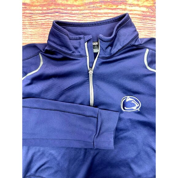 Penn State University Under Armour Mens Quarter-Zip Top Medium - Picture 3 of 6